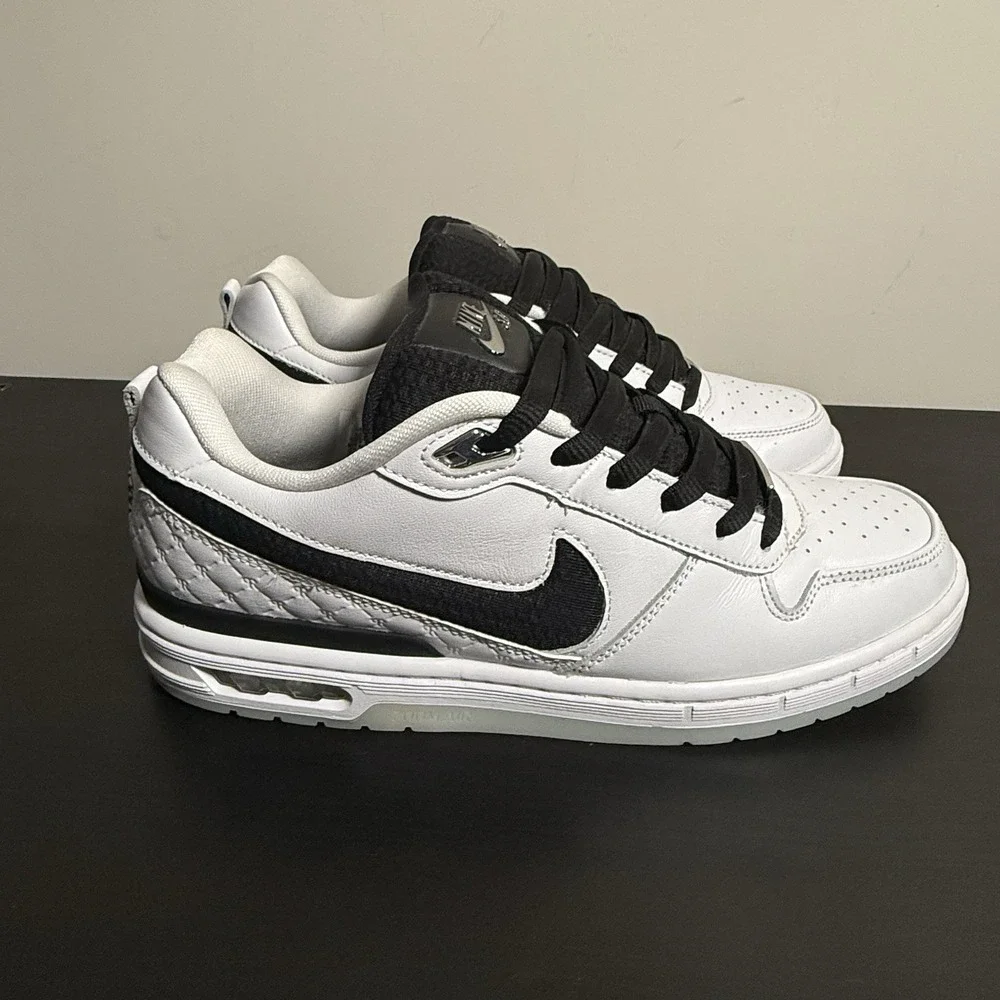 Nike SB Zoom Air Paul Rodriguez Low QS P-Rod White Black Clear Men's Size 10